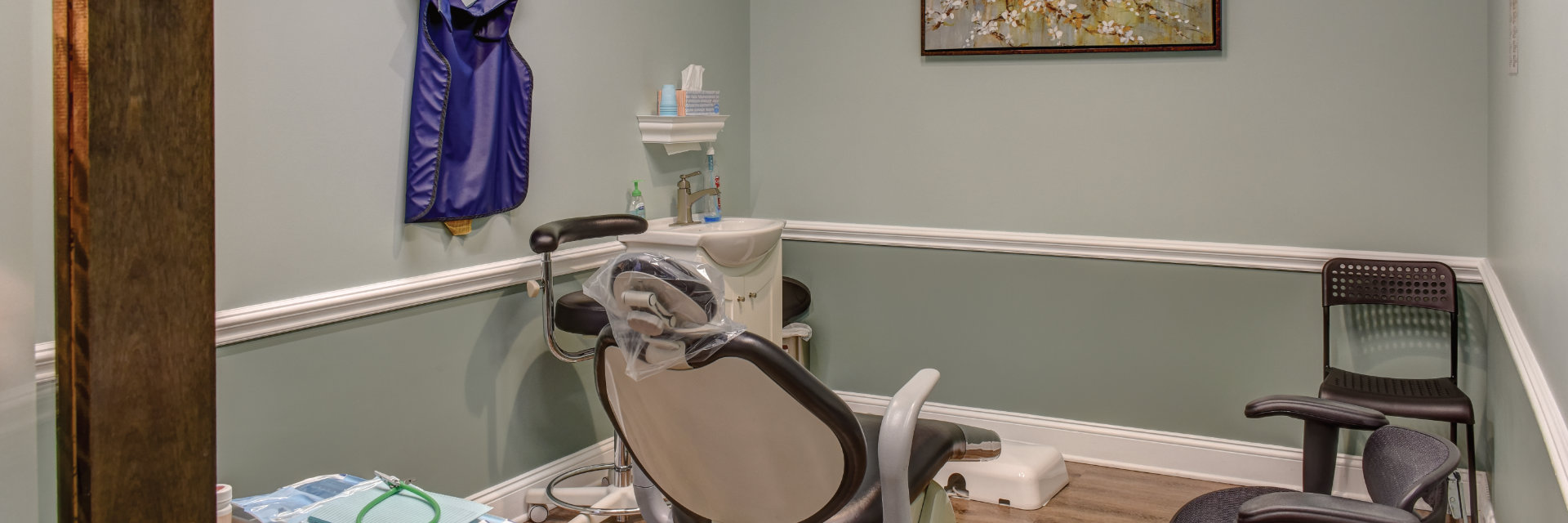 treatment room at Green Meadow Dental