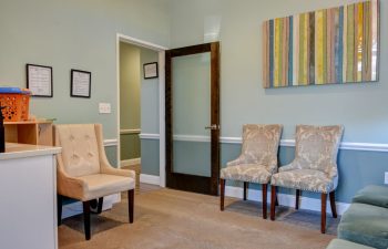 waiting area at Green Meadow Dental