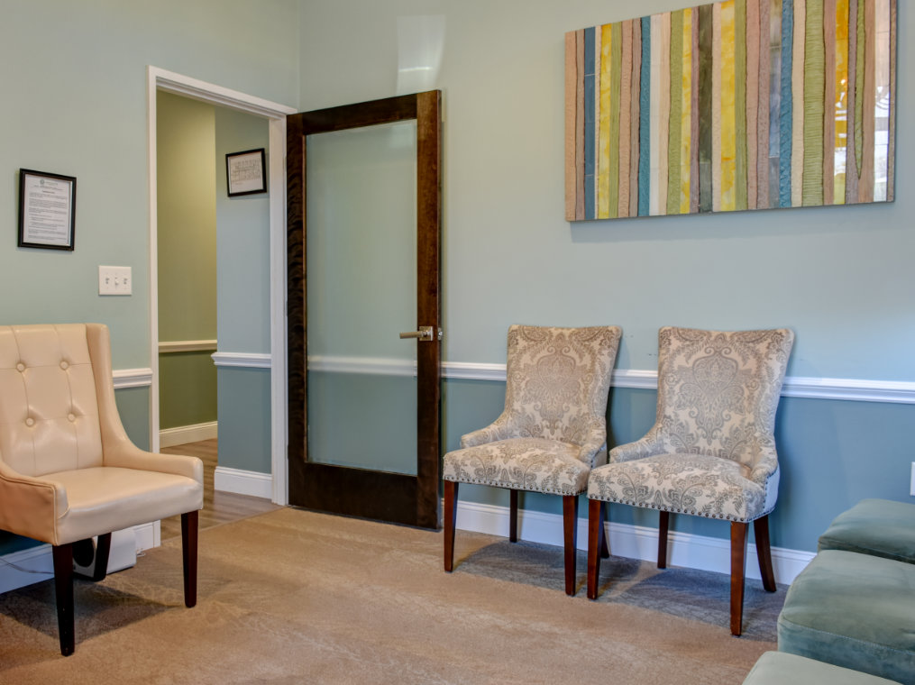 waiting area at Green Meadow Dental